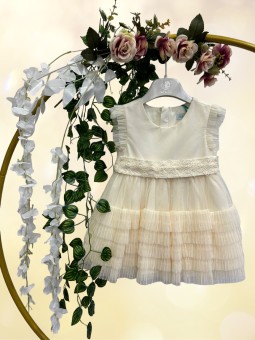 Dress tulle pleated with...