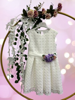 Guipur-Kleid - Abel & Lula