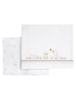 Set due pezzi lenzuola...