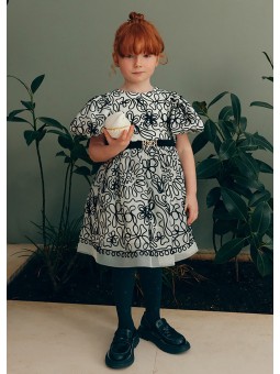 Vestito tulle ricamo - Abel...