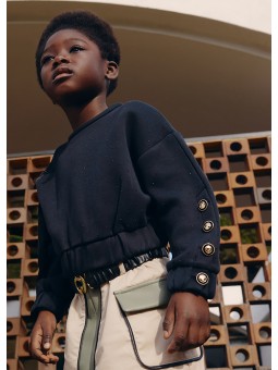 Felpa con strass - Abel & Lula