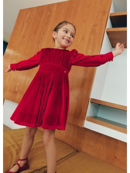 Vestito velluto glitter -...