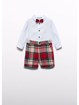 Completo bermuda scozzese -...