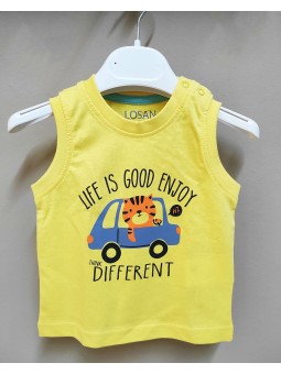 LOSAN yellow tank top