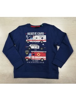 BLAUES SEVEN-Sweatshirt