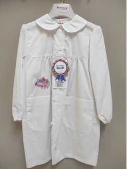 Grembiule bianco bimba...