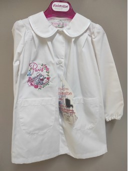 Tablier maternelle blanc...