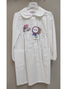 Grembiule bianco bimba...