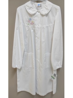 Tablier blanc maternelle SIGGI