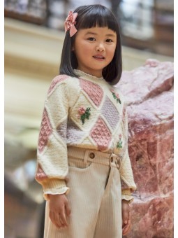 Pull jacquard brodé Abel &...