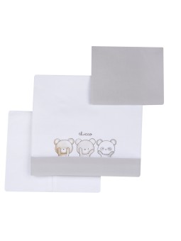 Lot de 3 draps + taie...