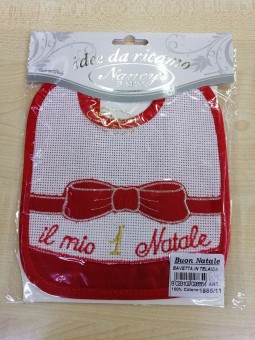 Lätzchen aus Aida-Leinen