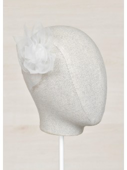 Fermaglio fiore organza...