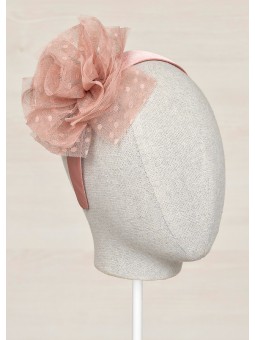 Cerchietto fiore tulle Abel...