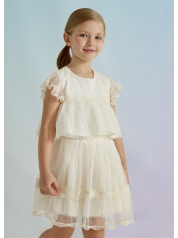 Falda tul plumetis Abel & Lula