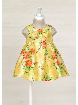 Vestido de mikado impreso...