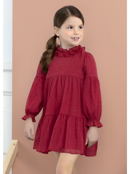 Vestito chiffon plumetis...