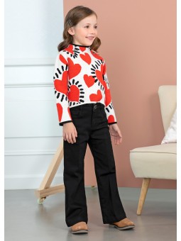 Pantalon large en jean Abel...