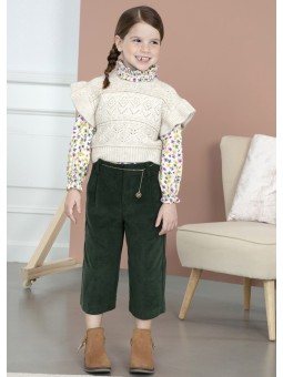 Jupe-culotte en dentelle...