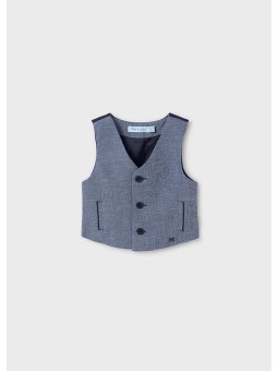 Gilet strutturato lino -...